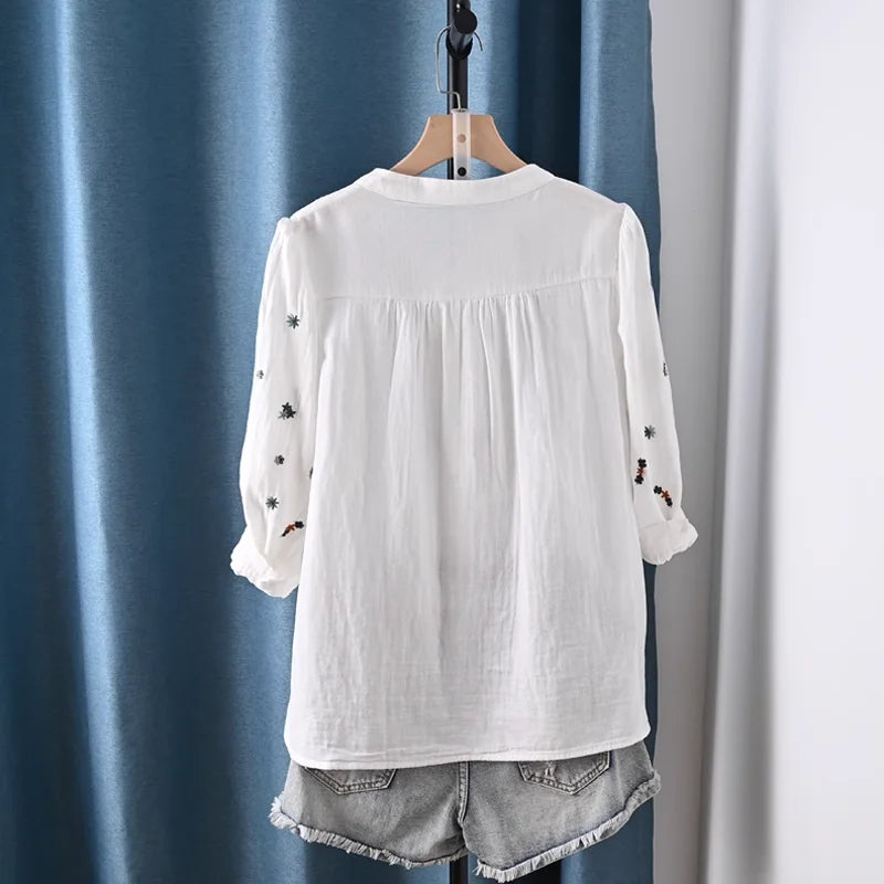 BLUSA FLOR DO SOL