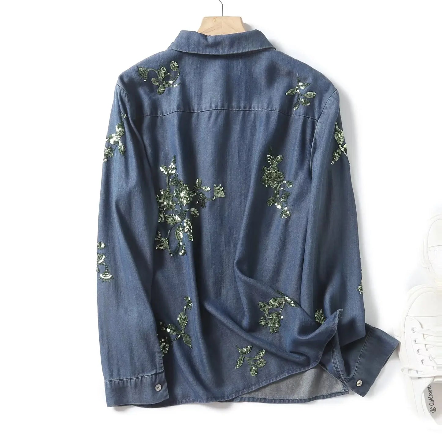 CAMISA FLOR DO ÍNDIGO