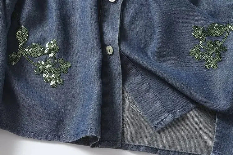 CAMISA FLOR DO ÍNDIGO