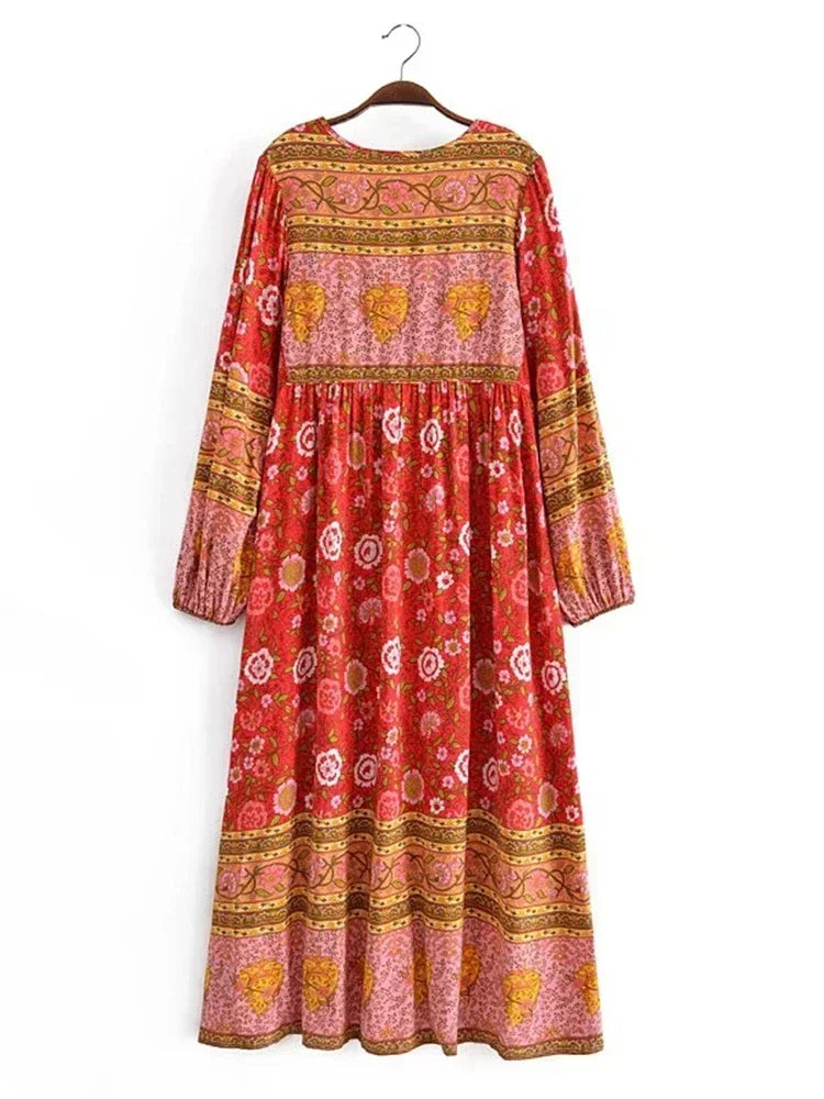 VESTIDO FUCSIA