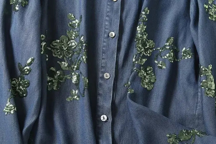 CAMISA FLOR DO ÍNDIGO